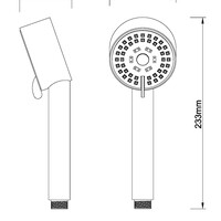 Wiesbaden Wiesbaden Cadans 3-Standen Handdouche - Chroom