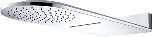 Wiesbaden Wiesbaden Caral Inbouw Regendouche met Waterval - 25x60cm - Chroom