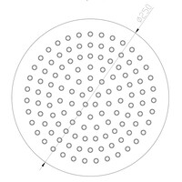 Wiesbaden Wiesbaden Ufo Hoofddouche - Ø25cm - RVS