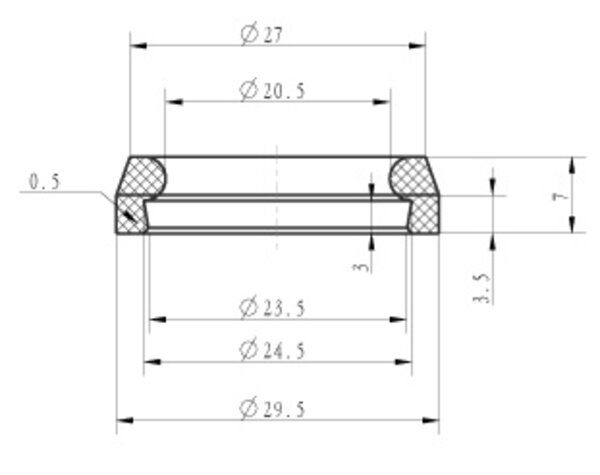 Wiesbaden Wiesbaden Caral Douchearm met Muurbevestiging - 45cm - Chroom