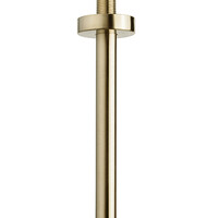 Wiesbaden Wiesbaden Caral Douchearm met Plafondbevestiging - 20cm - Geborsteld Messing