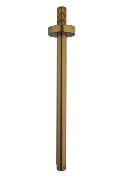 Wiesbaden Wiesbaden Caral Douchearm met Plafondbevestiging - 30cm - Geborsteld Brons Koper