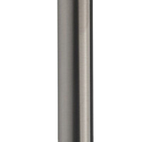 Wiesbaden Wiesbaden Caral Douchearm met Plafondbevestiging - 30cm - Geborsteld Gunmetal