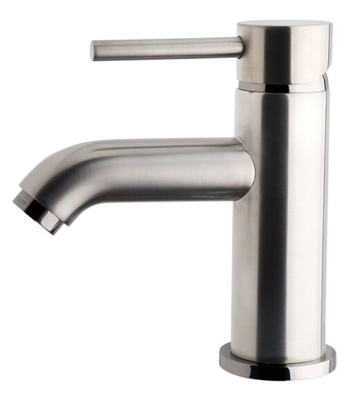 Wiesbaden Wiesbaden Cadans Opbouw Wastafelkraan - Laag - Geborsteld RVS