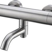 Wiesbaden Wiesbaden Rio Thermostatische Badkraan met Omstel Uitloop - RVS