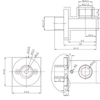 Wiesbaden Wiesbaden Rombo Doucheslag Aansluiting - Chroom
