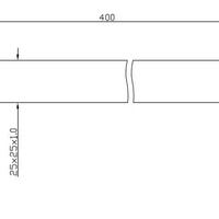 Wiesbaden Wiesbaden Rombo Douchearm met Muurbevestiging - 40cm - Chroom