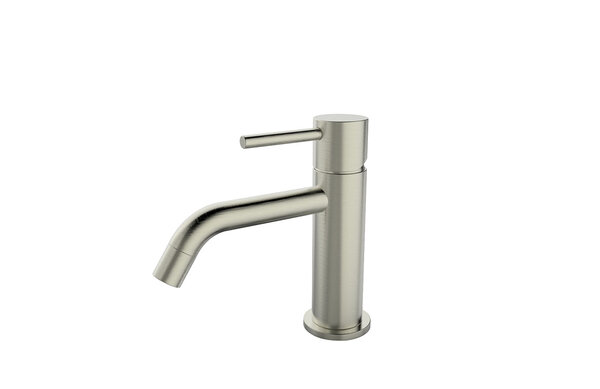 Wiesbaden Wiesbaden Style Opbouw Wastafelkraan - Laag - Geborsteld RVS