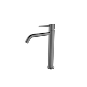 Wiesbaden Style XL Wastafelkraan - Opbouw - Hoog - Geborsteld Gunmetal