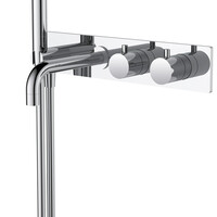 Wiesbaden Wiesbaden Style Inbouw Thermostatisch Badkraan - Chroom