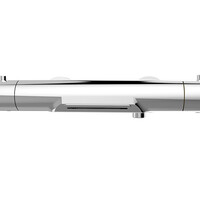 Wiesbaden Wiesbaden Style Thermostatische Waterval Badkraan - Chroom