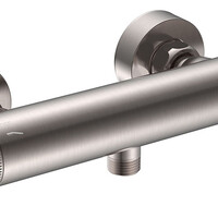 Wiesbaden Wiesbaden Ribbd Thermostatische Douchekraan - Geborsteld RVS