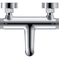 Wiesbaden Wiesbaden Ribbd Thermostatische Badkraan - Chroom