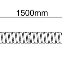 Wiesbaden Wiesbaden Flexx Doucheslang - 150cm - Geborsteld Messing