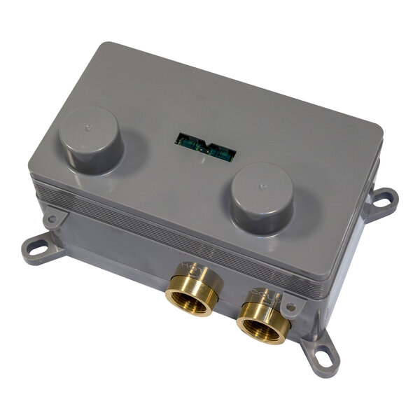 Brauer Brauer Chrome Editon Regendoucheset:  Thermostatische Inbouwkraan met Drukknoppen, Gebogen Wandarm, Douchekop 30cm, Wandhouder met Wateruitlaat, 3-Standen Handdouche & Doucheslang - Set 58 - Draaiknoppen - Chroom