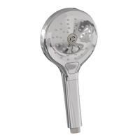 Brauer Brauer Chrome Editon Regendoucheset:  Thermostatische Inbouwkraan met Drukknoppen, Gebogen Wandarm, Douchekop 30cm, Wandhouder met Wateruitlaat, 3-Standen Handdouche & Doucheslang - Set 58 - Draaiknoppen - Chroom