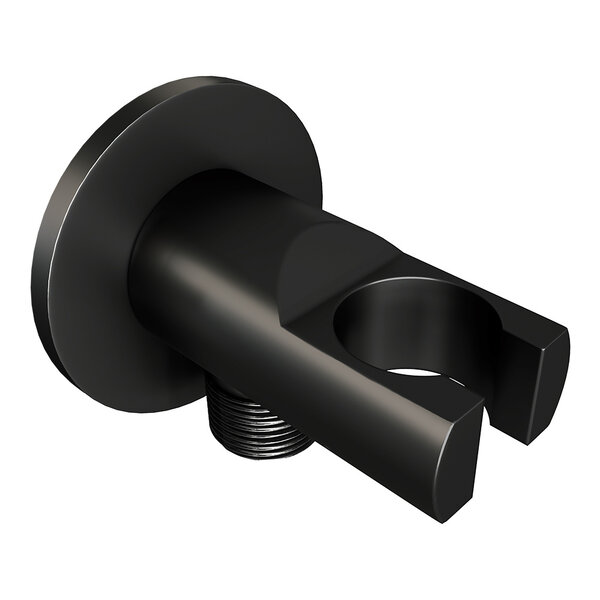 Brauer Brauer Gold Calacatta Douchepaneel met Regendoucheset: Thermostatische Inbouwkraan, 2-Weg Omstel, Gebogen Wandarm, Douchekop 20cm, Wandhouder met Wateruitlaat, Staafhanddouche & Doucheslang - Mat Zwart