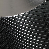 Brauer Brauer Gunmetal Carving Opbouw Wastafelmengkraan - Model A - Hoog - Geribbeld Hendel - PVD - PVD - Geborsteld Gunmetal