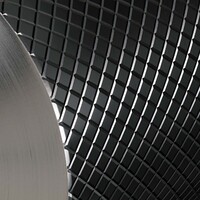 Brauer Brauer Gunmetal Carving Inbouw Wastafelmengkraan met Rechte Uitloop & Afdekplaat - Model A1 - Geribbeld Hendel Rechts - PVD - PVD - Geborsteld Gunmetal