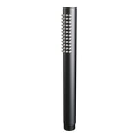 Brauer Brauer Black Carving Regendoucheset: Thermostatische Opbouwkraan met Stijgbuis, Douchekop 20cm, 3-Standen Handdouche & Doucheslang - Set 2 - Geribbeld Draaiknoppen - Mat Zwart