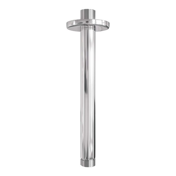 Brauer Brauer Chrome Carving Regendoucheset: Thermostatische Inbouwkraan met 3-Weg Omstel, Plafondarm, Douchekop 20cm, Glijstang met Wateruitlaat, Staafhanddouche & Doucheslang - Set 41 - Geribbeld Draaiknoppen - Chroom
