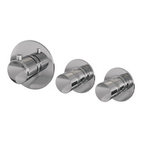 Brauer Brauer Chrome Edition Inbouw Thermostaat met Stopkranen - Draaiknoppen - Chroom