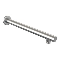 Brauer Brauer Brushed Carving Regendoucheset: Thermostatische Inbouwkraan met 3-Weg Omstel, Rechte Wandarm, Douchekop 30cm, Glijstang met Wateruitlaat, Staafhanddouche & Doucheslang - Set 38 - Geribbeld Draaiknoppen - PVD - Geborsteld RVS