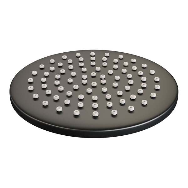 Brauer Brauer Black Carving Regendoucheset: Thermostatische Inbouwkraan met Drukknoppen, Rechte Wandarm, Douchekop 20cm, Wandhouder met Wateruitlaat, Staafhanddouche & Doucheslang - Set 49 - Geribbeld Draaiknoppen - Mat Zwart