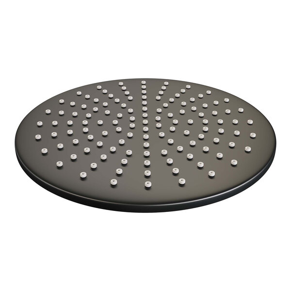 Brauer Brauer Black Carving Regendoucheset: Thermostatische Inbouwkraan met Drukknoppen, Rechte Wandarm, Douchekop 30cm, Wandhouder met Wateruitlaat, Staafhanddouche & Doucheslang - Set 50 - Geribbeld Draaiknoppen - Mat Zwart