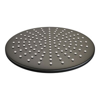 Brauer Brauer Black Carving Regendoucheset: Thermostatische Inbouwkraan met Drukknoppen, Plafondarm, Douchekop 30cm, Glijstang met Wateruitlaat, 3-Standen Handdouche & Doucheslang - Set 72 - Geribbeld Draaiknoppen - Mat Zwart