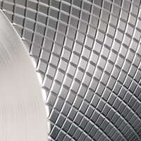 Brauer Brauer Brushed Carving Inbouw Stopkraan - Geribbeld Draaiknop - PVD - Geborsteld RVS