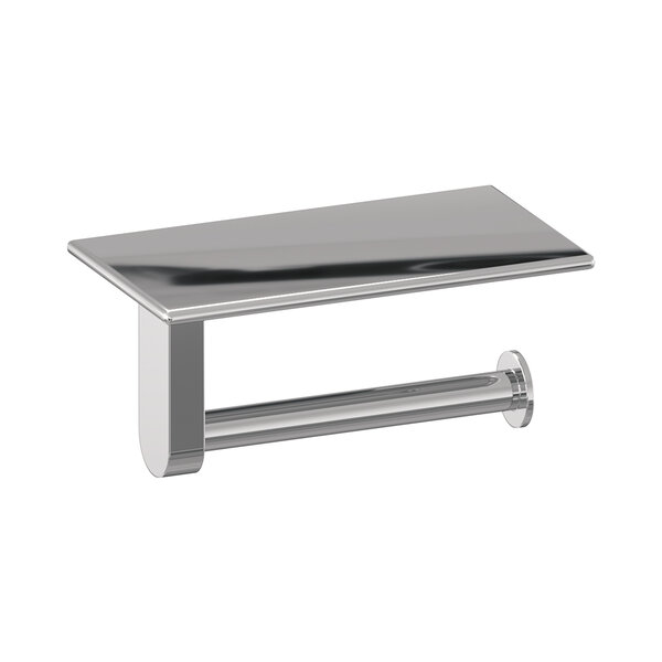 Brauer Brauer Chrome Edition Toiletrolhouder met Planchet - Chroom