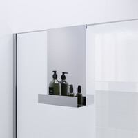 Brauer Brauer Chrome Edition Doucherek met Glasklem - Hangend - Chroom