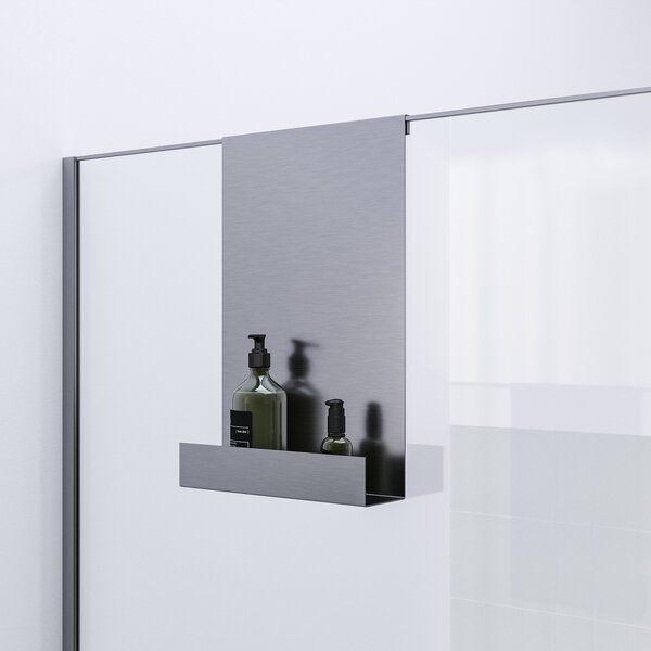 Brauer Brauer Brushed Edition Doucherek met Glasklem - Hangend - PVD - Geborsteld RVS