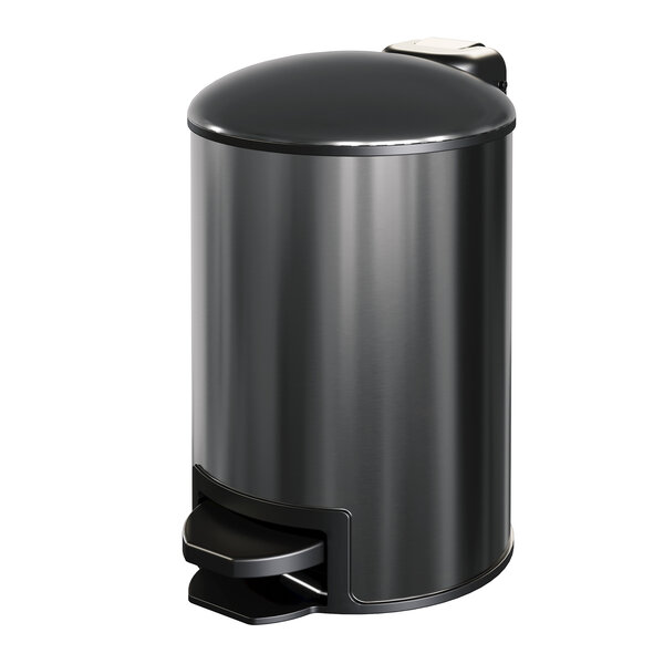 Brauer Brauer Gunmetal Edition Pedaalemmer 3L - PVD - Geborsteld Gunmetal