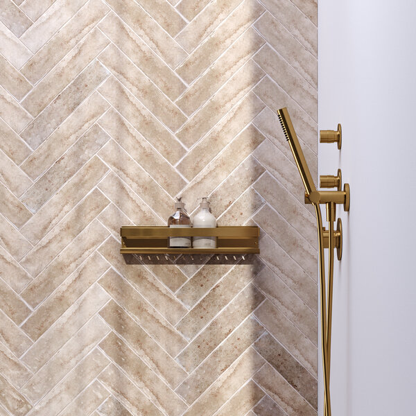 Brauer Brauer Gold Edition Doucherek - 40cm - PVD - Geborsteld Goud