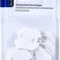 Q-Link Q-Link Stopcontactbeveiliger - Zelfklevend - 10 Stuks - Wit