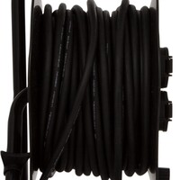 Q-Link Q-Link Kabelhaspel Prof met Randaarde - Spatwaterdicht (IP44) - 3x1,5mm - 25mtr - Zwart