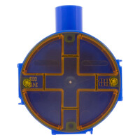 Haf Haf Inbouwdoos DZ40 - Ø5/8 - Blauw