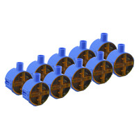 Haf Haf Inbouwdoos DZ40 - Ø5/8 - 10st - Blauw