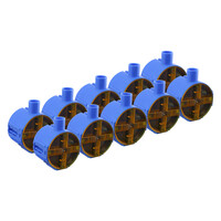 Haf Haf inbouwdoos DZ50 - Ø5/8 - 10st - blauw