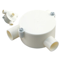 Attema Attema Lasdoos Top-T-Trekdoos Achterinvoer Ø5/8 - Crème