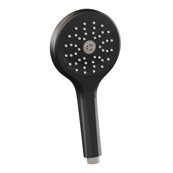 Brauer Brauer Black Edition Regendoucheset: Thermostatische Inbouwkraan met 3-Weg Omstel, Gebogen Wandarm, Douchekop 30cm, Geintegreerde Glijstang, 3-Standen Handdouche & Doucheslang - Set 94 - Draaiknoppen - Mat Zwart