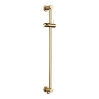 Brauer Brauer Gold Edition Regendoucheset: Thermostatische Inbouwkraan met 3-Weg Omstel, Plafondarm, Douchekop Ø20cm, Geintegreerde Glijstang, 3-Standen Handdouche & Doucheslang - Set 95 - Draaiknoppen - Geborsteld Goud