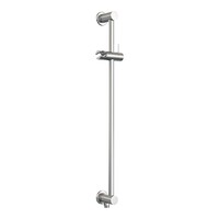 Brauer Brauer Brushed Edition Regendoucheset: Thermostatische Inbouwkraan met 3-Weg Omstel, Rechte Wandarm, Douchekop Ø20cm, Geintegreerde Glijstang, 3-Standen Handdouche & Doucheslang - Set 91 - Draaiknoppen - Geborsteld RVS