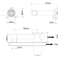 Wiesbaden Wiesbaden Slim Mengkraan met Coldstart - Inbouwdeel - Eenhendel