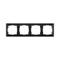 ION Industries ION Industries Afdekraam 4-voudig J1 Mat Zwart
