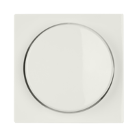 ION Industries ION Industries Centraalplaat Dimmerknop Enkelvoudig V1/J1 Alpin Wit