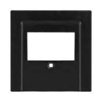 ION Industries ION Industries Centraalplaat Charger USB A + USB C TAE V1/J1 Mat Zwart