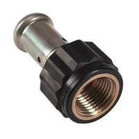 Henco Henco Rechte Verloopkoppeling - Pers x Binnendraad - Kunststof - 20mm x 1/2"